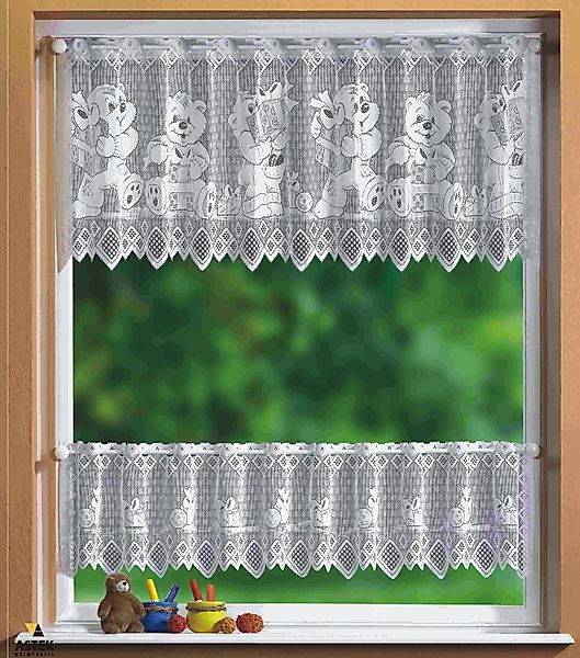 Gardinenbox Scheibengardine, Stangendurchzug (2 St), transparent, günstig online kaufen