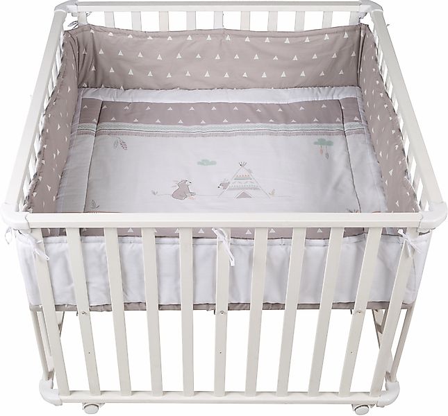 roba® Laufgitter Indibär, 100x100 cm, mit günstig online kaufen