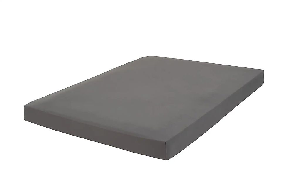 Como Green Bio-Mako-Jersey Spannbettuch   ¦ grau ¦ Maße (cm): B: 140 Bettwa günstig online kaufen