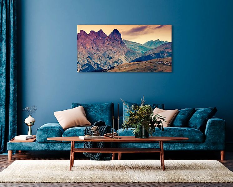 queence Acrylglasbild "Eiron" Berge  Berge & Alpenbilder  Foto  Himmel  Lan günstig online kaufen
