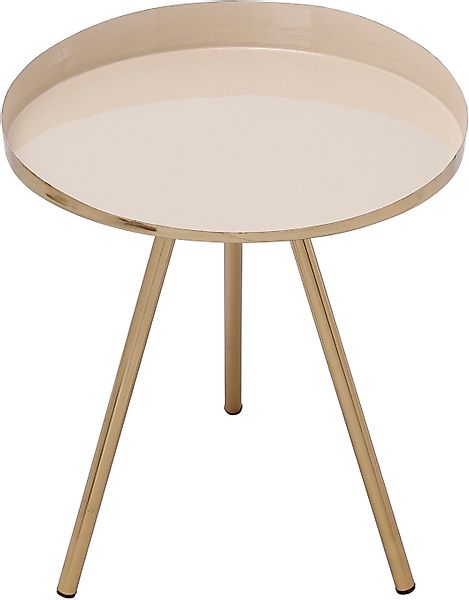 Kayoom Beistelltisch "Morrison, runder Beistelltisch, edler Look", (1 St.), günstig online kaufen