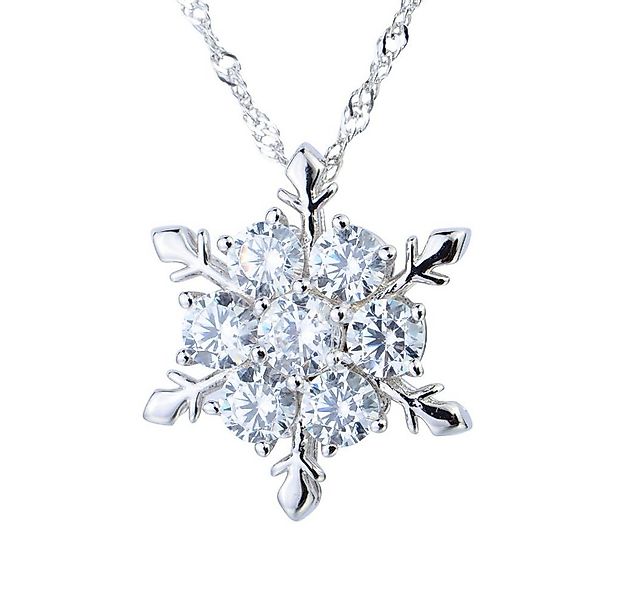 Schmuck-Elfe Kette mit Anhänger Schneeflocke, 925 Sterling Silber günstig online kaufen