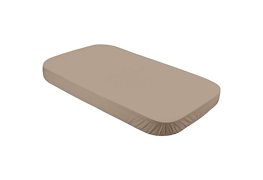 Waldin Spannbettlaken Spannbettlaken groß, für Waldin Babybett 7in1, Taupe, günstig online kaufen