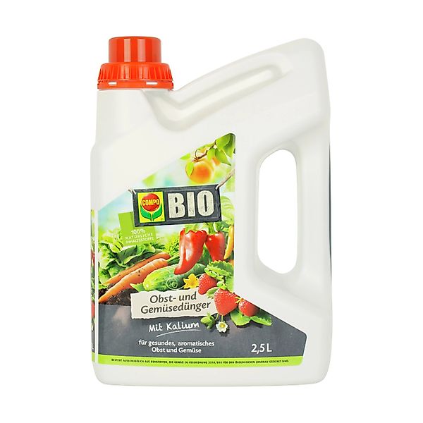 Compo Bio Obst- und Gemüsedünger 2,5 l günstig online kaufen