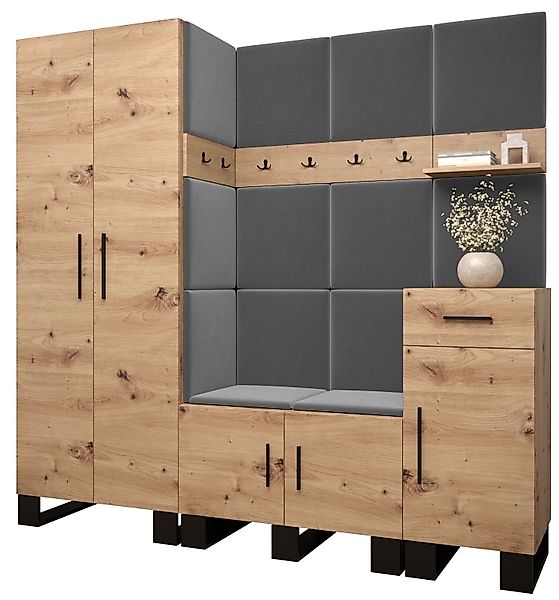 ABIKS MÖBEL Garderoben-Set ARTIN Set 1 günstig online kaufen