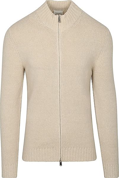 Profuomo Strickjacke Boiled Wolle Ecru - Größe L günstig online kaufen