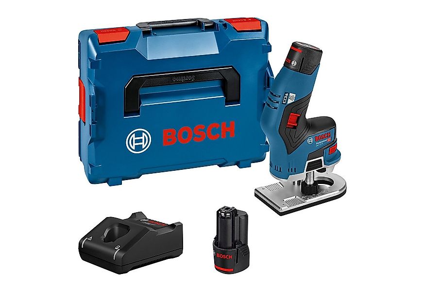 Bosch Professional Akku-Fräse »GKF 12V-8«, Inkl. 2x Akku 3,0Ah und Schnelll günstig online kaufen