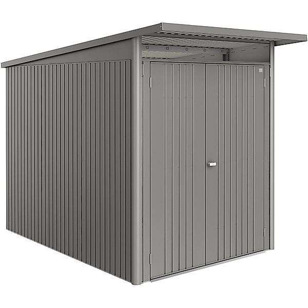 Biohort Metall-Gerätehaus AvantGarde ECO Gr. A3 quarzgrau-metallic Doppeltü günstig online kaufen