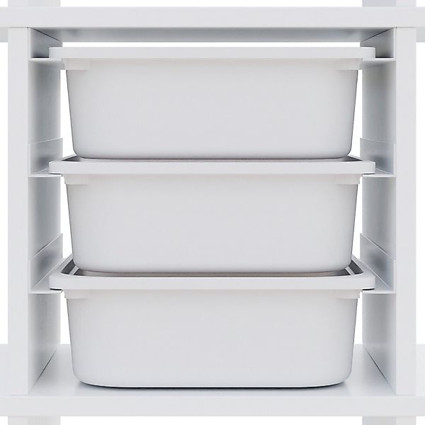 Clutter Cover Regaleinsatz für Kallax Regal, Halterung für 3 Trofast Boxen, günstig online kaufen