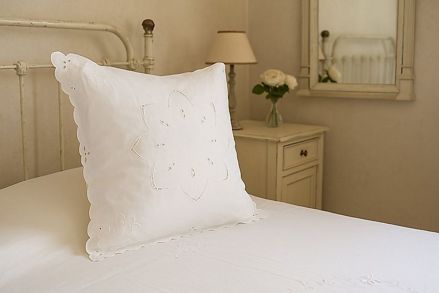 HOSSNER - HOMECOLLECTION Kissenhülle 10045, (1 Stück), Paradekissen echte S günstig online kaufen