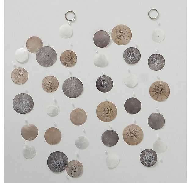 BOLTZE GRUPPE GmbH Hängedekoration Muschel Capiz Windspiel Nyla beige dunke günstig online kaufen