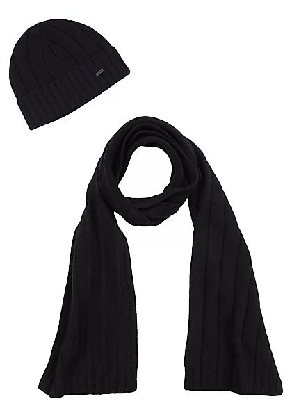 HUGO Schal "Zohoh Set", (Set), Set aus Schal und Mütze günstig online kaufen