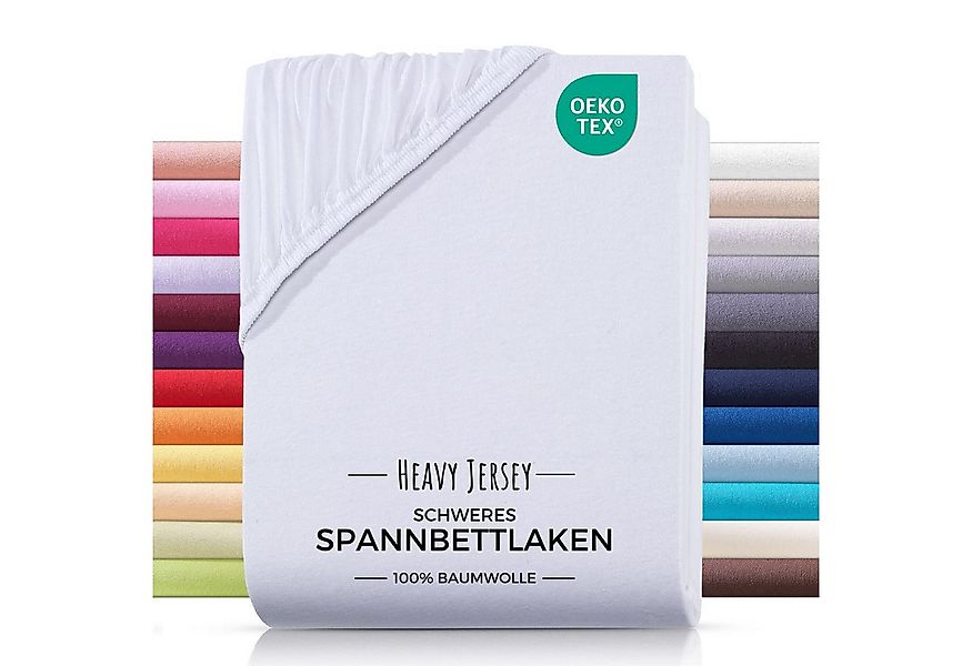 Carpe Sonno Spannbettlaken Heavy Jersey 90x200 100x200 120x200 140x200 160x günstig online kaufen