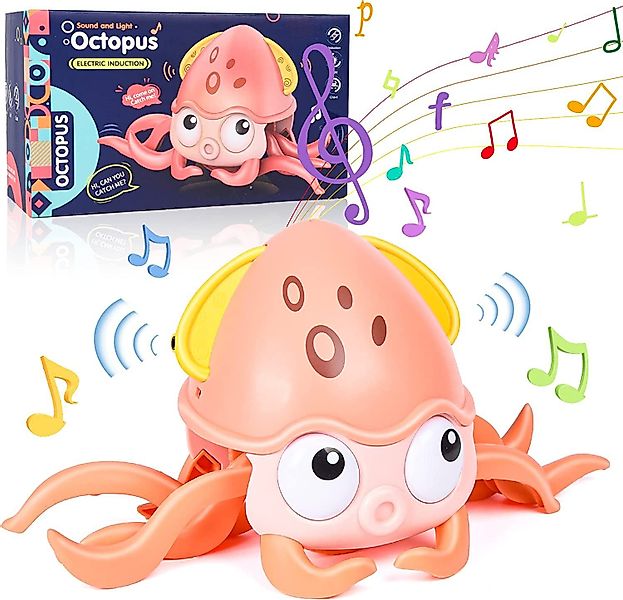 autolock Lernspielzeug Elektrische Krabbelndes Krabben Musikspielzeug,Kinde günstig online kaufen