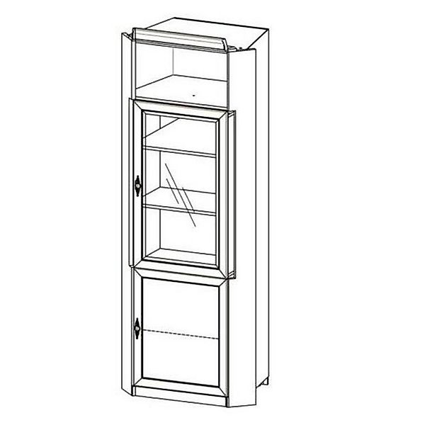 JVmoebel Glasvitrine Kommode Vitrine Kommoden Vitrinen Anrichte Italienisch günstig online kaufen