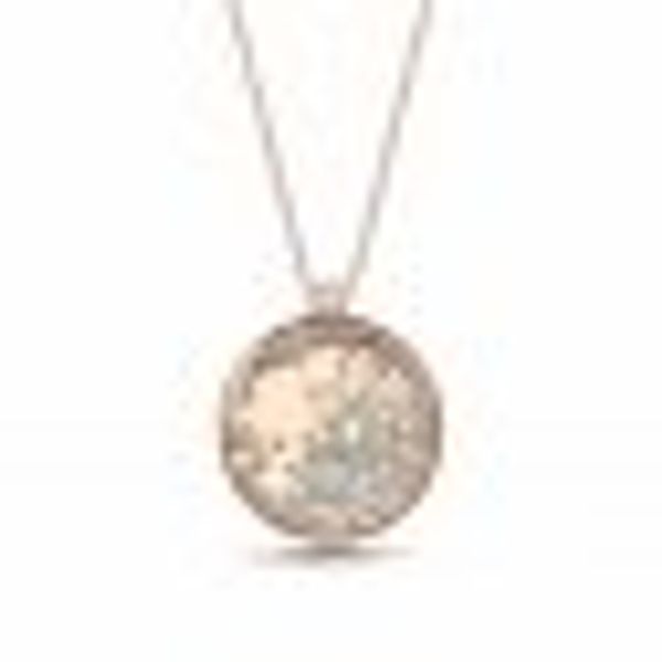 Anhänger mit Kette 925/- Sterling Silber rosévergoldet bewegliche Zirkonia- günstig online kaufen