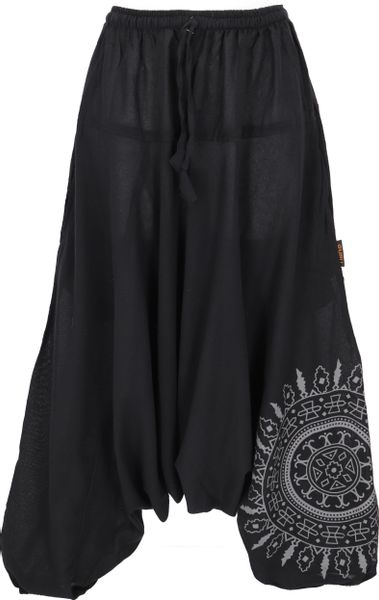 Guru-Shop Relaxhose Haremshose Pluderhose,Pumphose mit Mandala,.. günstig online kaufen