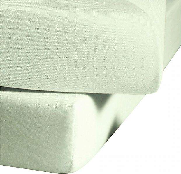 fleuresse Spannbettlaken »Ines hochwertiger Jersey aus reiner Baumwolle,«, günstig online kaufen