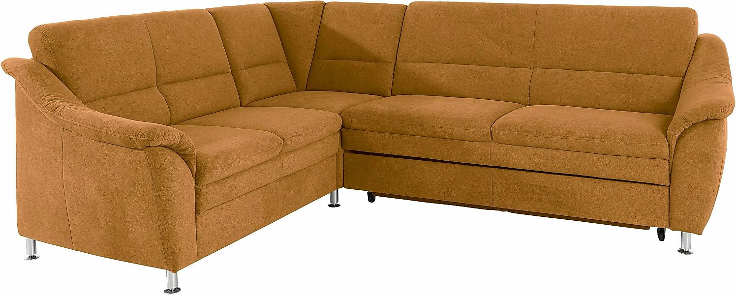 Places of Style Ecksofa »Cardoso L-Form«, Federkern, wahlweise mit Bett, Sc günstig online kaufen