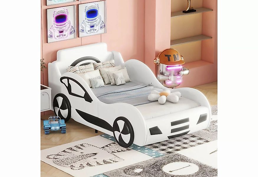 HAUSS SPLOE Kinderbett Polsterbett KInderbett Auto-Modellbett Einzelbett Fl günstig online kaufen