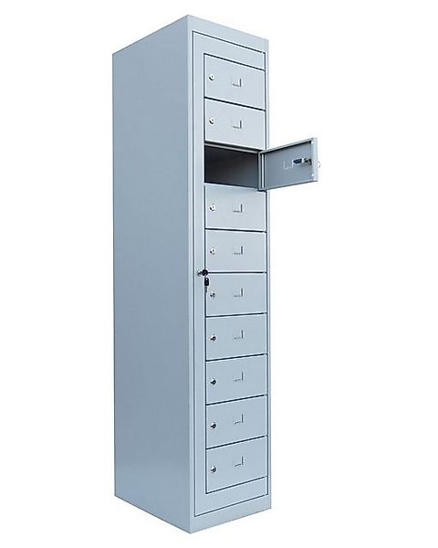 Steelboxx Fächerschrank Verteilerschrank 10 Fächer Postschrank 180x400x50cm günstig online kaufen