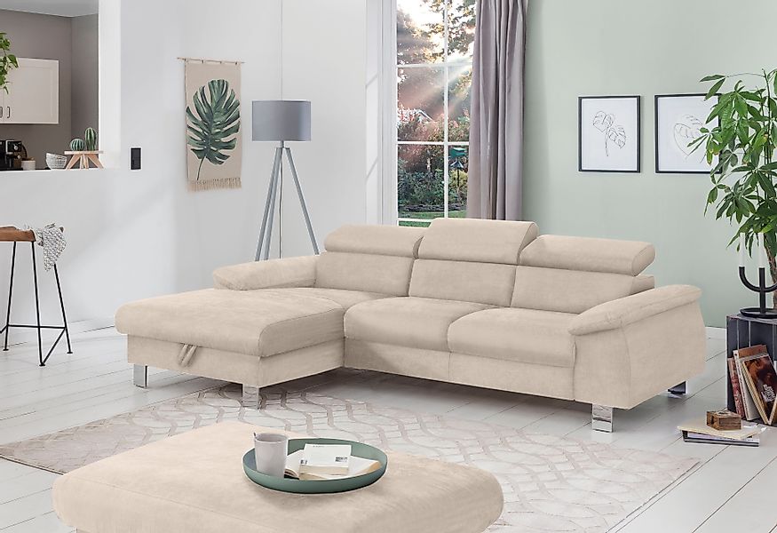 COTTA Ecksofa Komaris L-Form, B: 244 günstig online kaufen