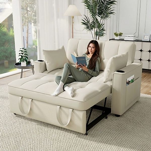Ulife Schlafsofa Klappbares 3-in-1-Multifunktionssofa mit Schlaffunktion, günstig online kaufen
