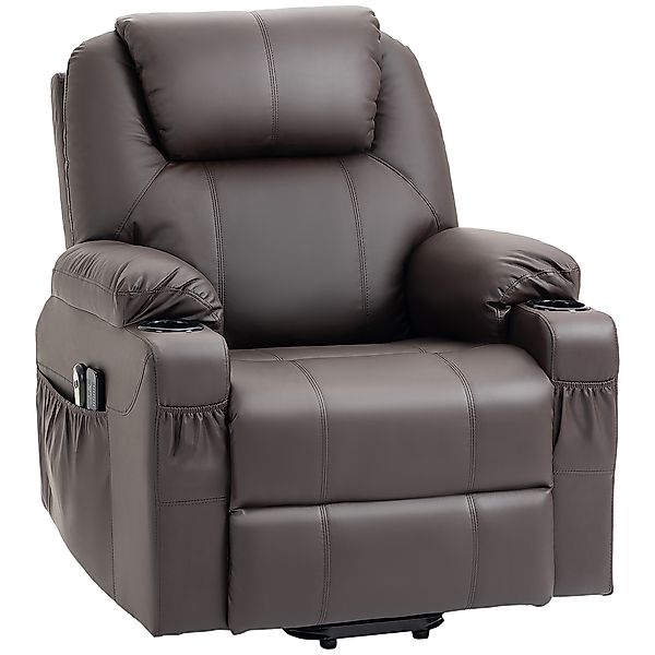 HOMCOM Fernsehsessel elektrisch mit Aufstehhilfe 150 kg, TV Sessel mit Aufs günstig online kaufen
