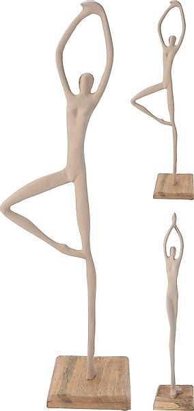 Koopman Skulptur Taupe (2 St), 2er günstig online kaufen