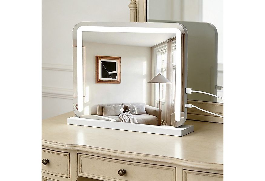 JDONG Schminkspiegel mit Beleuchtung 32*25/50*40/58*43/80*60 CM (Kosmetiksp günstig online kaufen