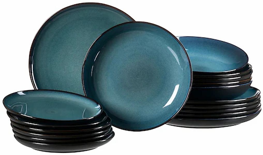 Ritzenhoff & Breker Tafelservice »Bali« Reaktivglasur, jedes Stückein Unika günstig online kaufen