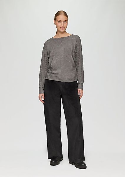 s.Oliver Chinos Hose Wide-Leg-Hose aus Samt günstig online kaufen