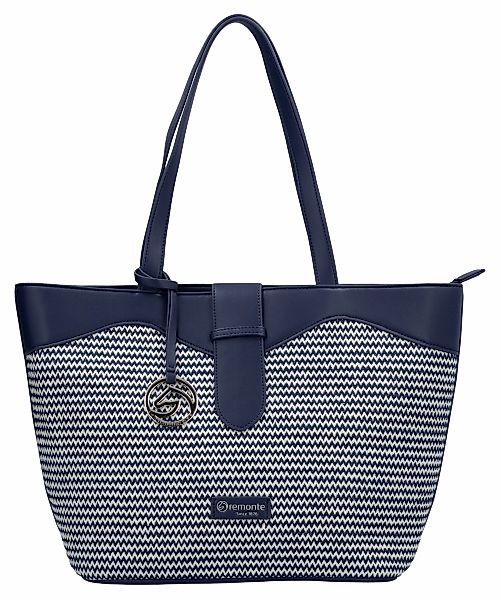 Remonte Shopper, Damen-Henkeltasche, Schultertasche mit Logo-Anhänger günstig online kaufen