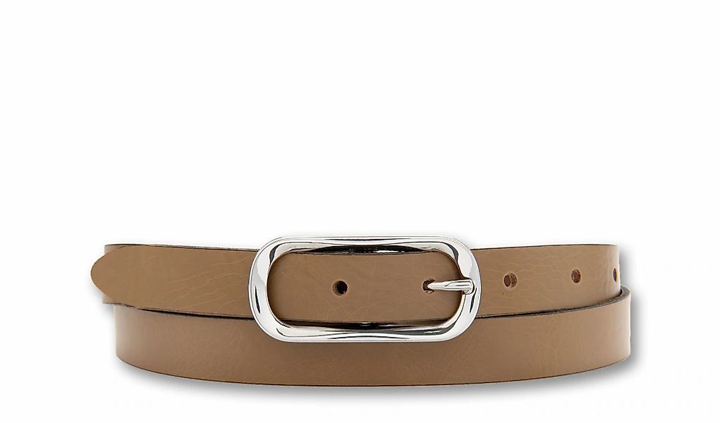 BERND GÖTZ Ledergürtel "Ledergürtel mit glänzender, ovaler Blickfangschließ günstig online kaufen