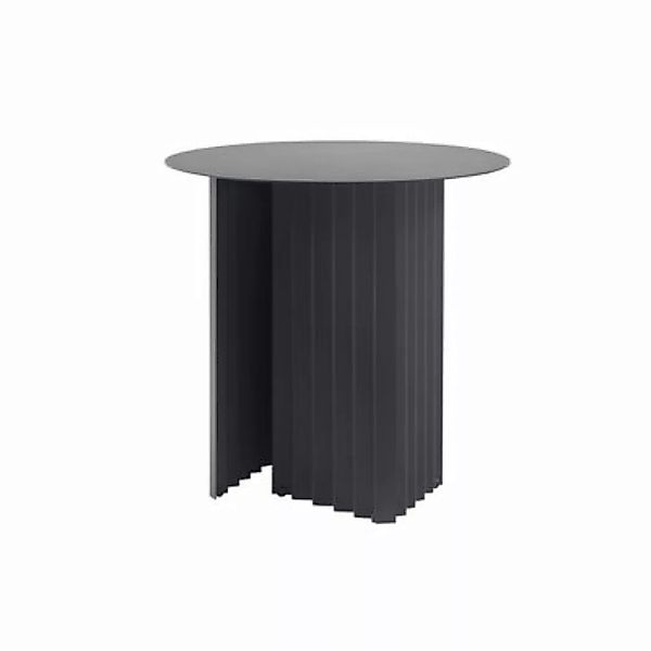 Couchtisch Plec metall schwarz / Ø 50 x H 50 cm - Stahl-Tischplatte - RS BA günstig online kaufen