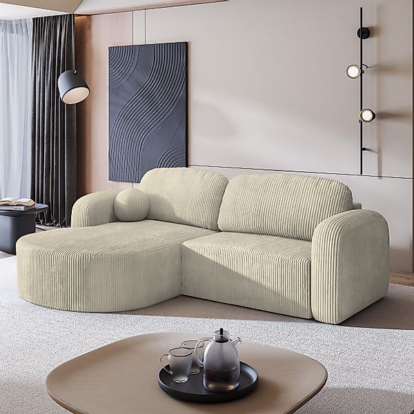 Masseno Ecksofa AMILIA mit Schlaffunktion L-Form, günstig online kaufen