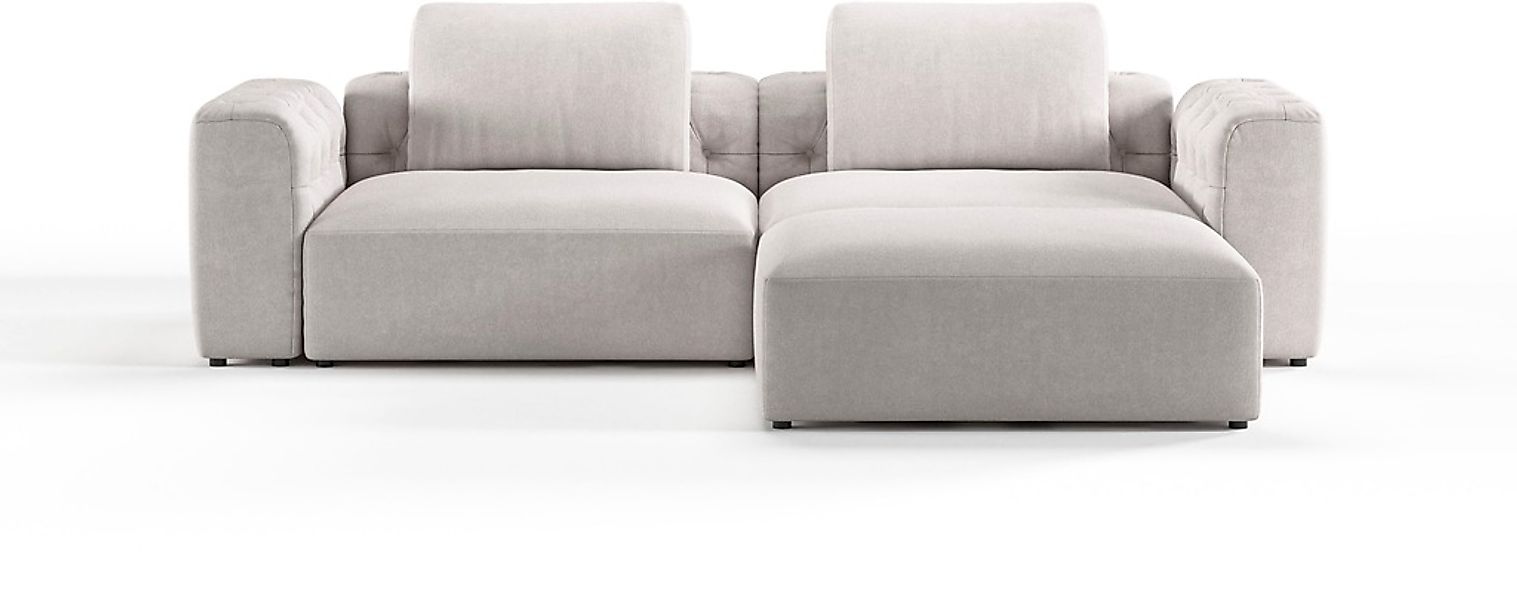 RAUM.ID Ecksofa »Cushid L-Form«, Modulset, bestehend aus 3 Teilen günstig online kaufen