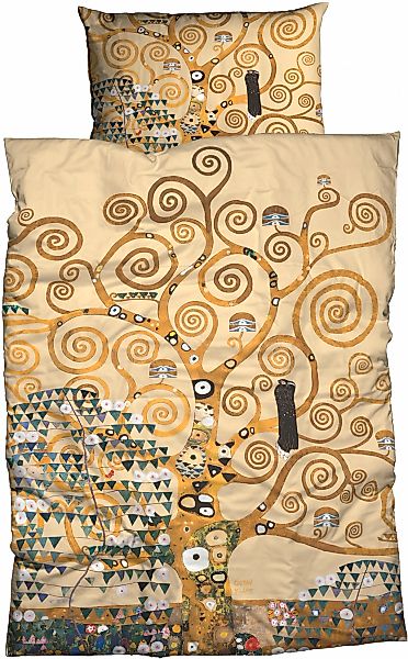 Goebel Bettwäsche "Lebensbaum" 2 Stk. tlg. edles, elegantes Design günstig online kaufen