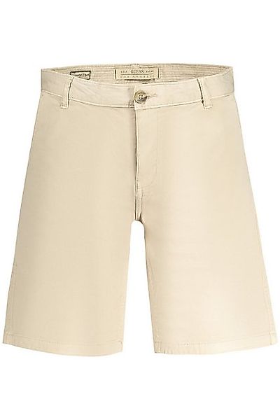 GUESS JEANS 5-Pocket-Hose Trendige Herren Bermuda Hose Beige mit Logo und 4 günstig online kaufen