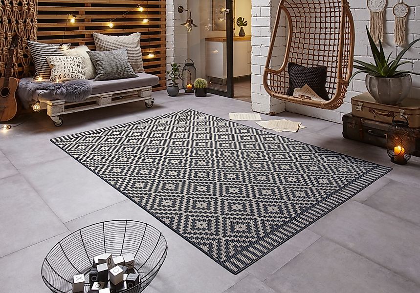 HANSE Home Teppich »Breeze«, rechteckig, 8 mm Höhe, In-& Outdoor, Wetterfes günstig online kaufen