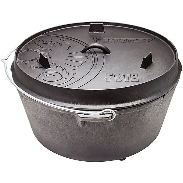 Petromax Dutch Oven FT18 Schwarz mit Standfüßen ca. 17,3 l günstig online kaufen