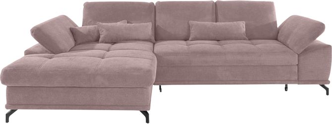 PLACES OF STYLE Ecksofa "Costello L-Form, B: 301 cm mit Sitztiefen-, Armtei günstig online kaufen