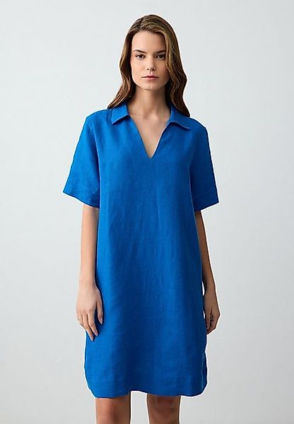 Jimmy Key Minikleid Gewebtes Blaues Kleid günstig online kaufen