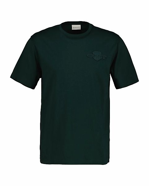 Gant T-Shirt "REG TONAL SHIELD SS T-SHIRT", Stickerei, Rundhals, regular fi günstig online kaufen