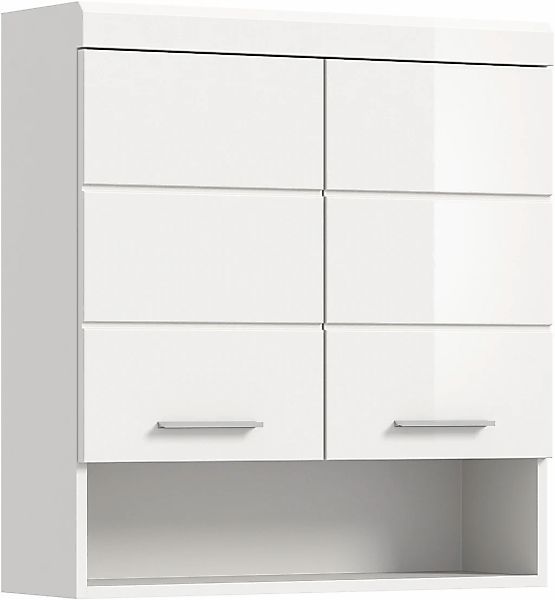 welltime Hängeschrank "SIENA, Breite 74cm, 2 Türen, 1 offenes Fächer, MDF-F günstig online kaufen