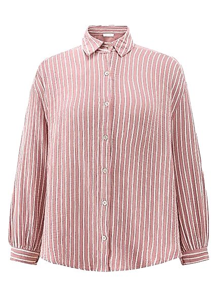 SASSYCLASSY Longbluse Oversize Musselin Bluse Damen günstig online kaufen