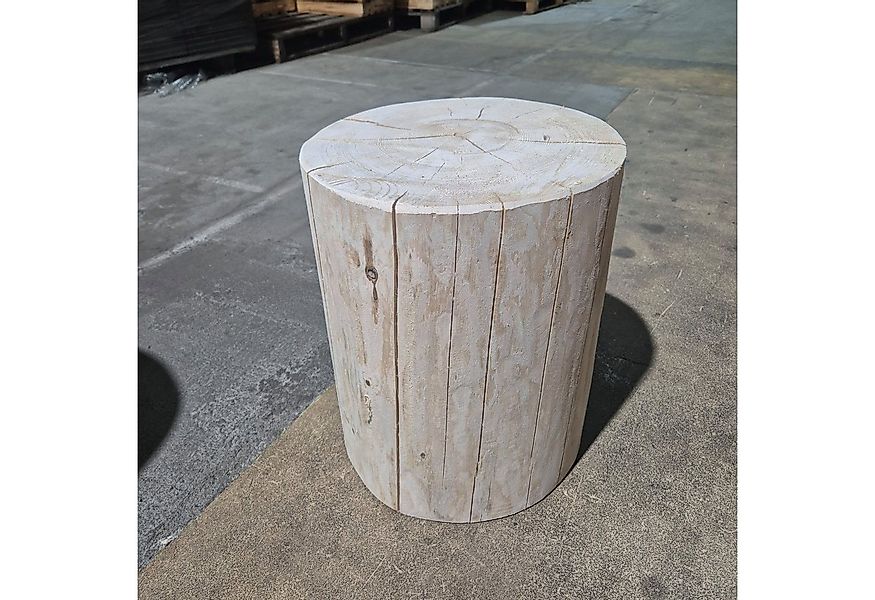 Kistenkolli Altes Land Allzweckkiste grosser Holzstamm Sitzhocker gehobelt günstig online kaufen