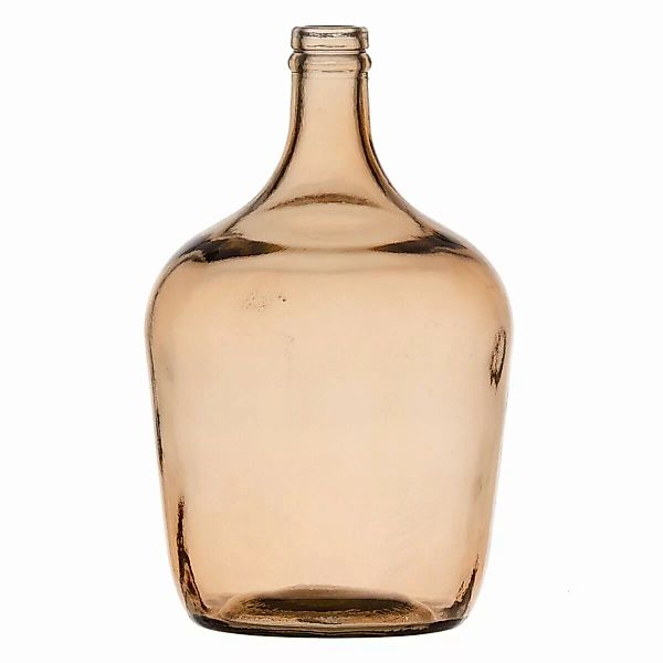 Dekorative Karaffe Recyceltes Glas 18 X 18 X 30 Cm Karamell günstig online kaufen