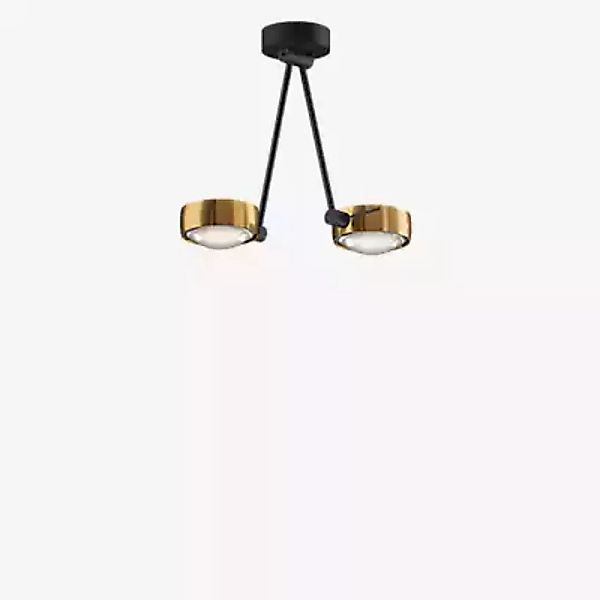 Occhio Sento Soffitto Due 30 Up E Deckenleuchte LED 2-flammig, Kopf bronze/ günstig online kaufen