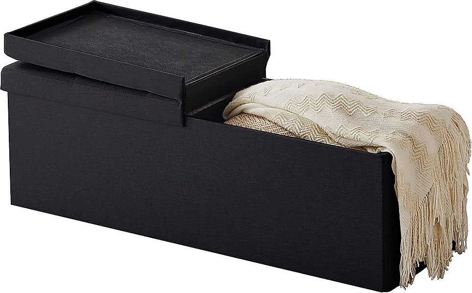 Zedelmaier Sitzbank 114cm mit Stauraum, Sitztruhe,faltbar günstig online kaufen